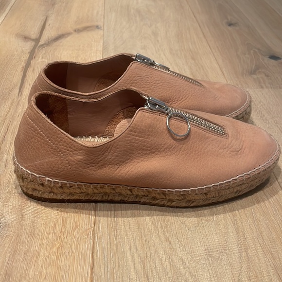 ALEXANDER WANG pink leather espadrilles - Picture 4 of 10